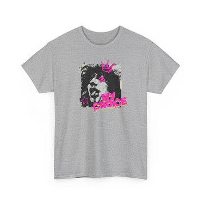 My Choice Graphic Tee — Punk Dog Crown Vintage Streetwear T‑Shirt