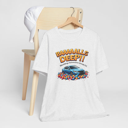 Baaaallls Deep, Unisex Jersey Short Sleeve Tee