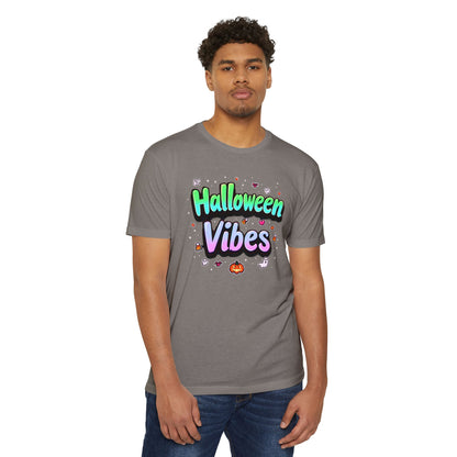 Halloween Vibes tee, Unisex T-Shirt, Spooky Graphic Tee, Fall Fashion, Halloween Costume, Casual Wear, Trick or Treat Shirt