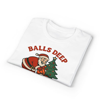 Santa Balls Deep, Unisex DryBlend® T-Shirt