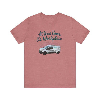 Advanced Mobile Detailing, At Your Home or Workplace Tee, Unisex Jersey T-Shirt Gift, Comfy Graphic Tee, Workwear Apparel, Casual Daily Wear