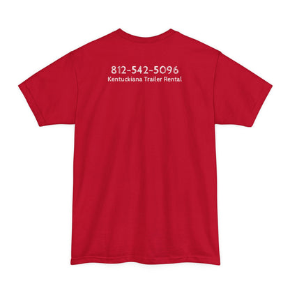 Tall mock1, Kentuckiana small biz swag, T-Shirt | Casual Souvenir Tee, Road Trip Gear, Gift for Trailer Owners, Fun Outdoor Wear, Unisex Apparel