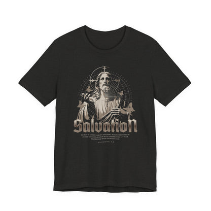 Salvation Graphic Tee — Vintage Jesus Religious T-Shirt