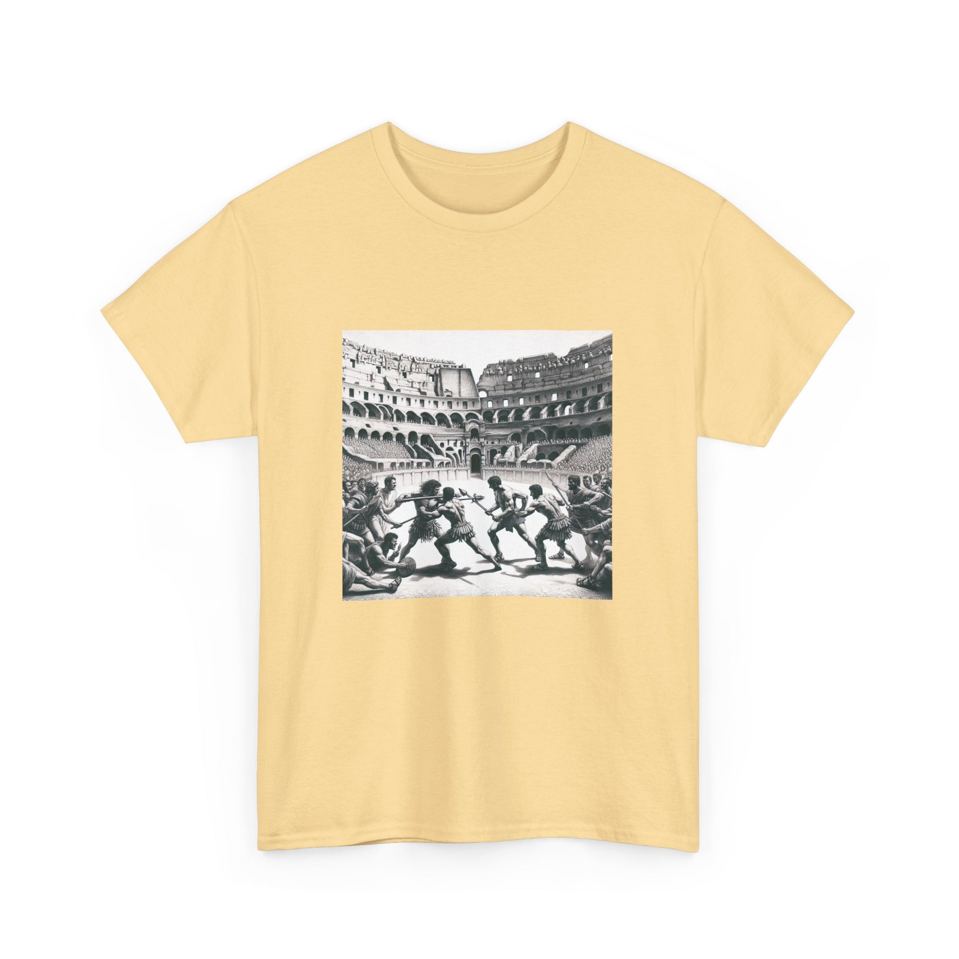 Gladiator, fight Unisex Heavy Cotton Tee - Psychonaut Swag