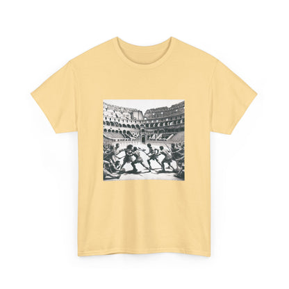Gladiator, fight Unisex Heavy Cotton Tee - Psychonaut Swag