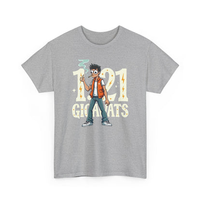 Gigawatts of Power,  Unisex Heavy Cotton Tee, Graphic Shirt, Retro Tee, Casual Wear, Geek Fashion, Fun Gift - Psychonaut Swag