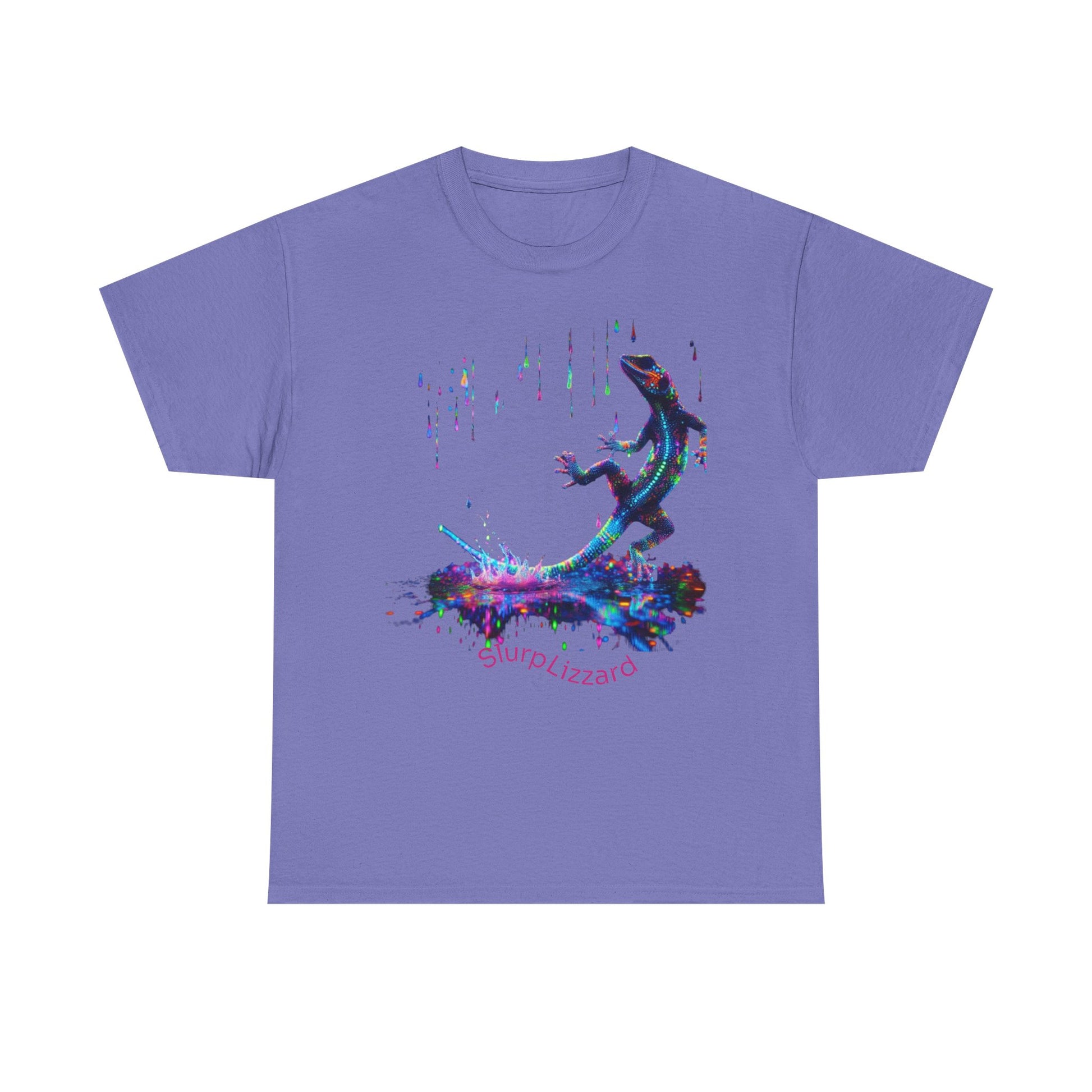 Slurp Lizzard, Unisex Heavy Cotton Tee - Psychonaut Swag