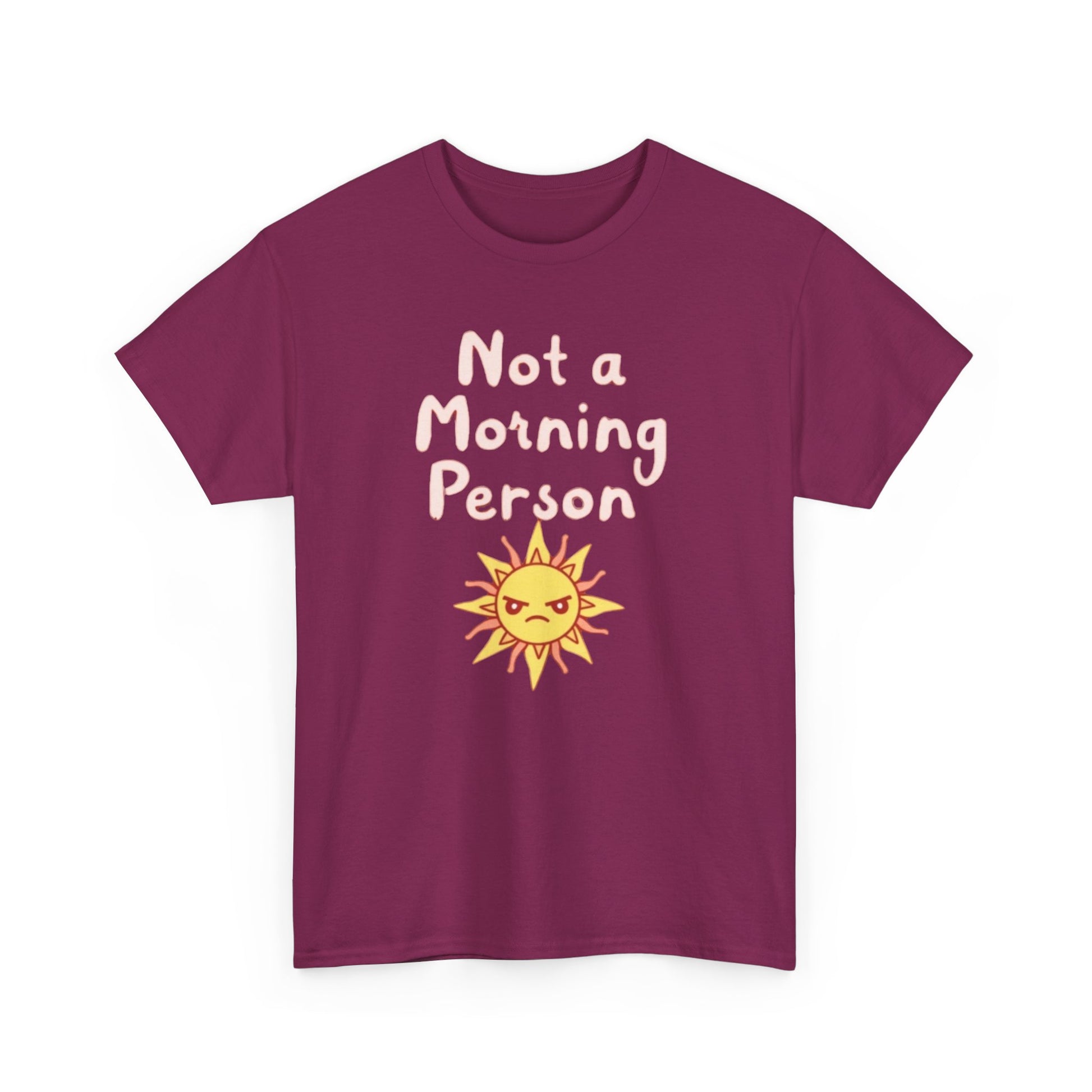Not a Morning Person, Unisex Cotton T-Shirt, Fun Apparel for Kids and Adults, Perfect Gift for Birthdays and Celebrations - Psychonaut Swag