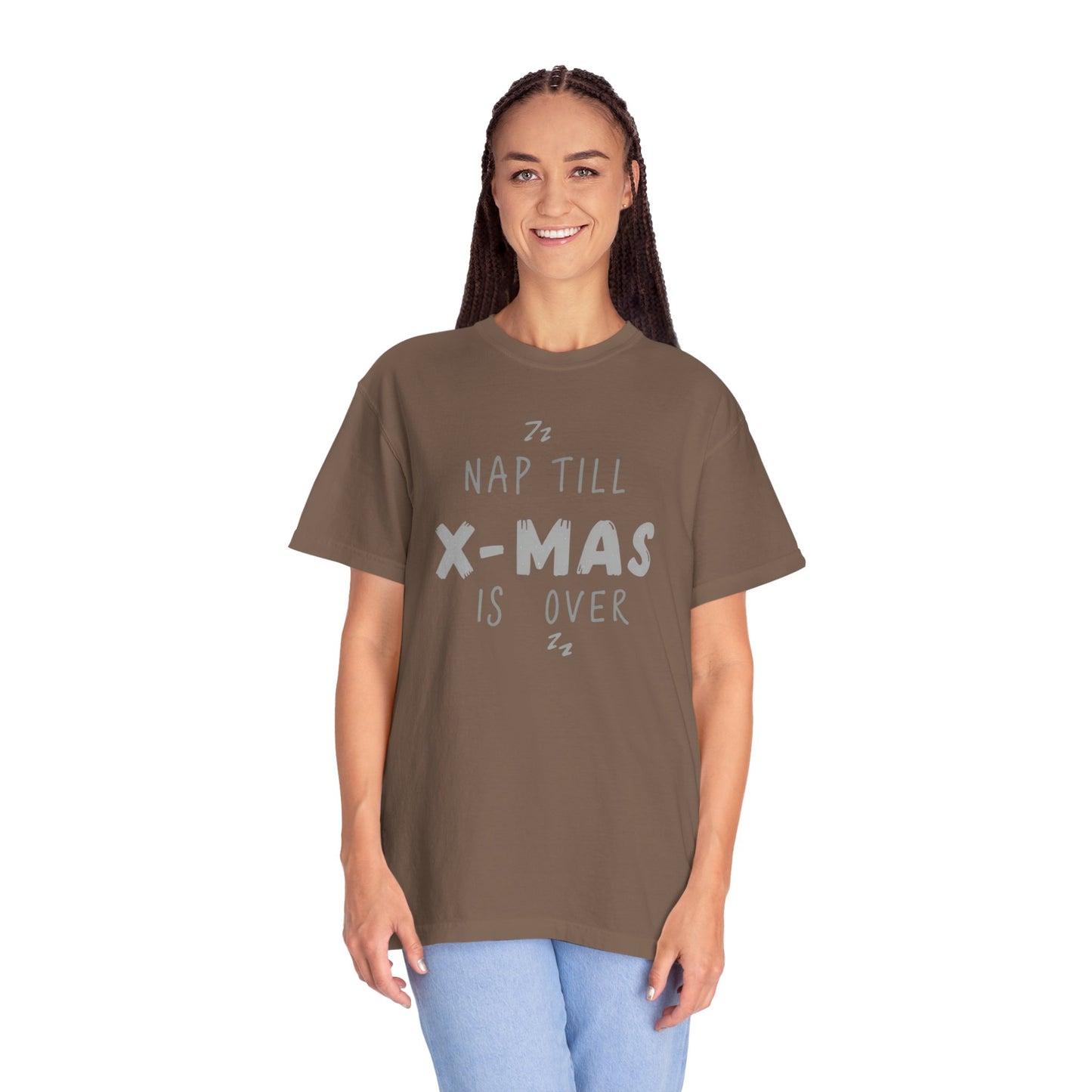 Nap Till X-Mas T-Shirt — Funny Christmas Holiday Tee
