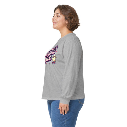 Ghoul's Night Out Long Sleeve Tee — Cute Halloween Ghost Graphic Shirt