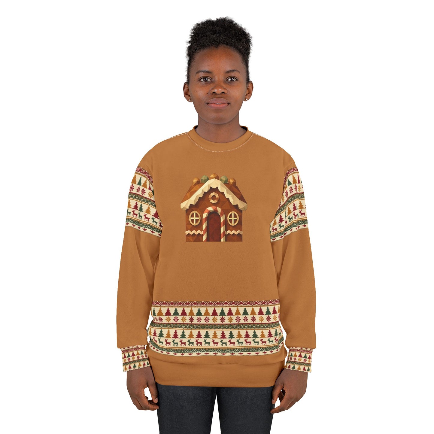 Iconic Gingerbread Home Christmas Sweatshirt