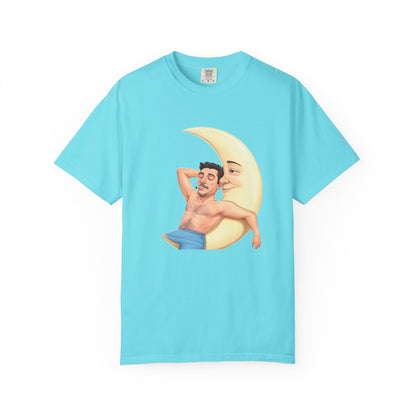 Spark got me to the Moon, Unisex Garment-Dyed T-shirt - Psychonaut Swag