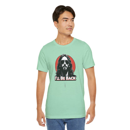 Jesus to return, 80’s retro Rocker T-Shirt, Casual Wear, Movie Quote Shirt, Gift for Fans, Unisex Top