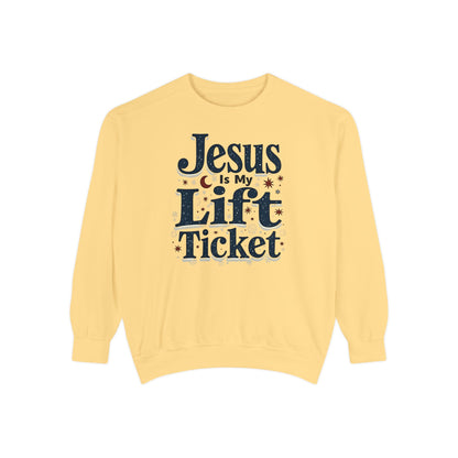Jesus Is My Lift Ticket Sweatshirt