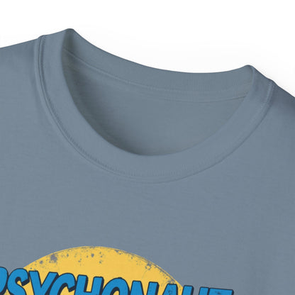 Psychonaut Evolution of Man Sunset, Unisex Tee, Retro Graphic T-Shirt, Music Festival Attire, Gift for Gamers, Casual Streetwear