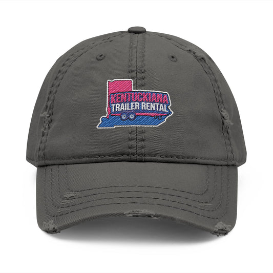Kentuckiana Distressed Embroidered Dad Hat, Casual Hat for Adventure Lovers, Gift for Father's Day, Summer Style Cap, Vintage Dad Hat