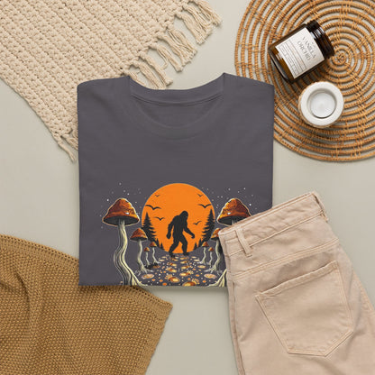 Trailcaps Mushroom Tee — “Follow the Spore Trail” Forest Adventure Shirt