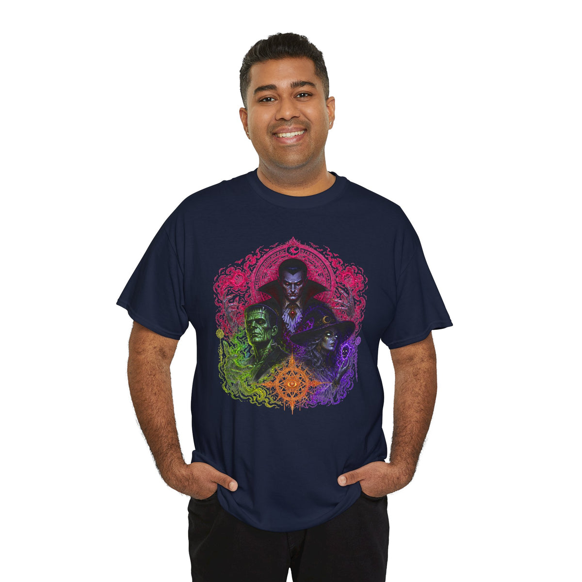 Mystic Vampire Trio T-Shirt — Gothic Horror Art Tee