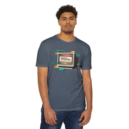 Nostalgic Monitor Reboot Unisex CVC Jersey T-shirt