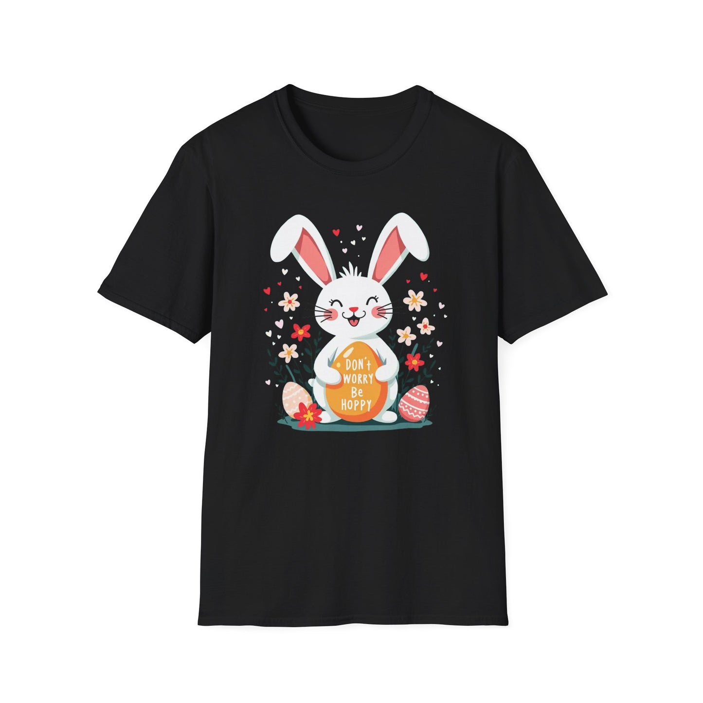 Easter Bunny "Don't Worry Be Hoppy" T-Shirt