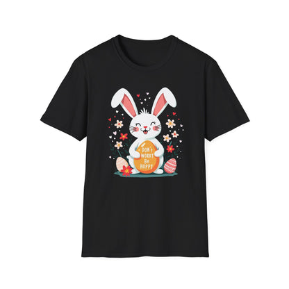 Easter Bunny "Don't Worry Be Hoppy" T-Shirt
