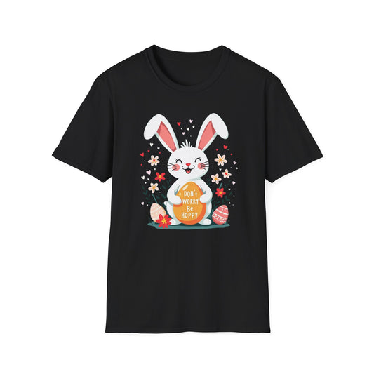 Easter Bunny "Don't Worry Be Hoppy" T-Shirt