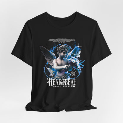 Cherub Heartbeat Graphic Tee — Vintage Angel Art T‑Shirt