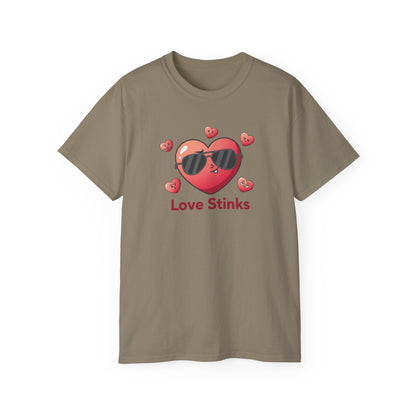 Love Stinks Heart Tee — Funny Valentine’s Day Shirt