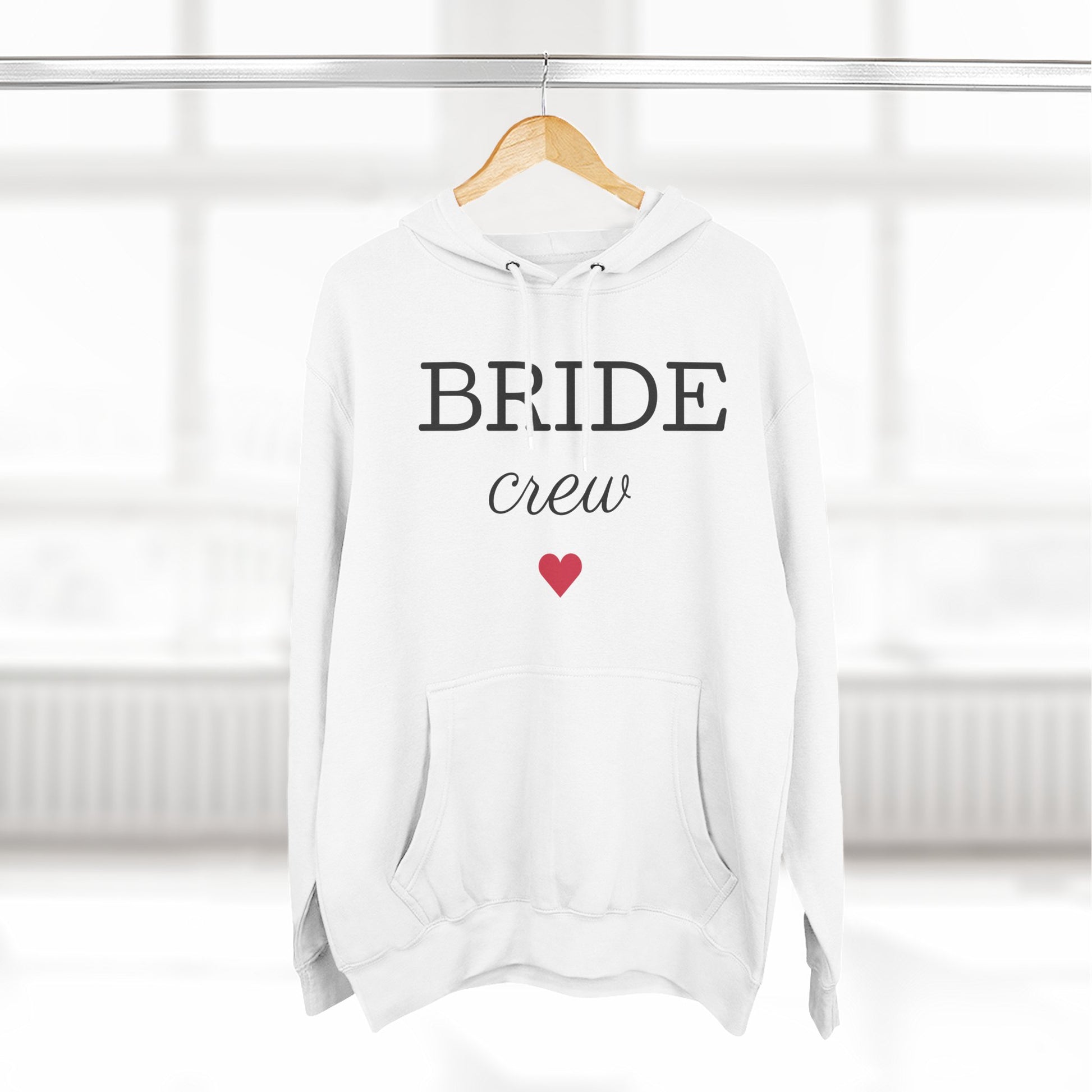 Bride Crew, Three-Panel Fleece Hoodie - Psychonaut Swag