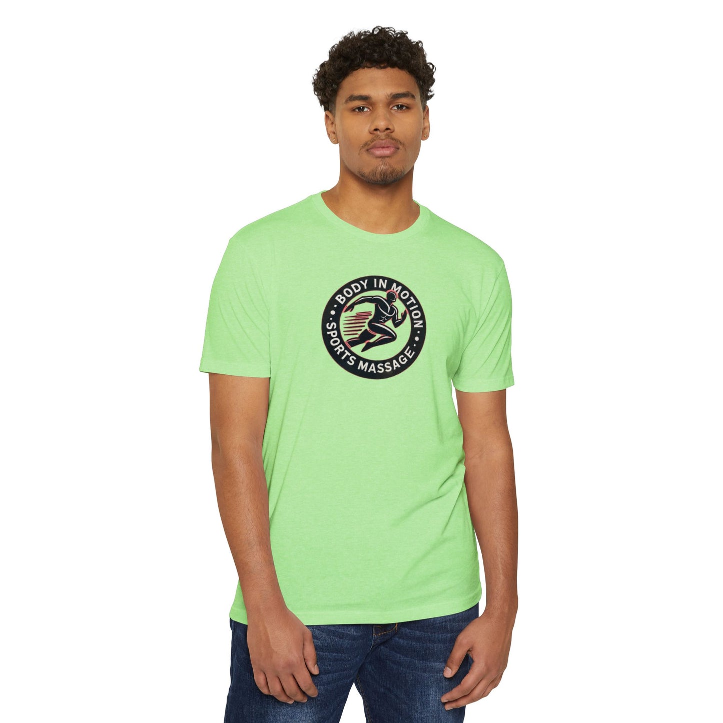 Body In Motion Sports Massage T-Shirt — Recovery & Mobility Athletic Tee