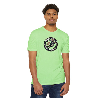 Body In Motion Sports Massage T-Shirt — Recovery & Mobility Athletic Tee