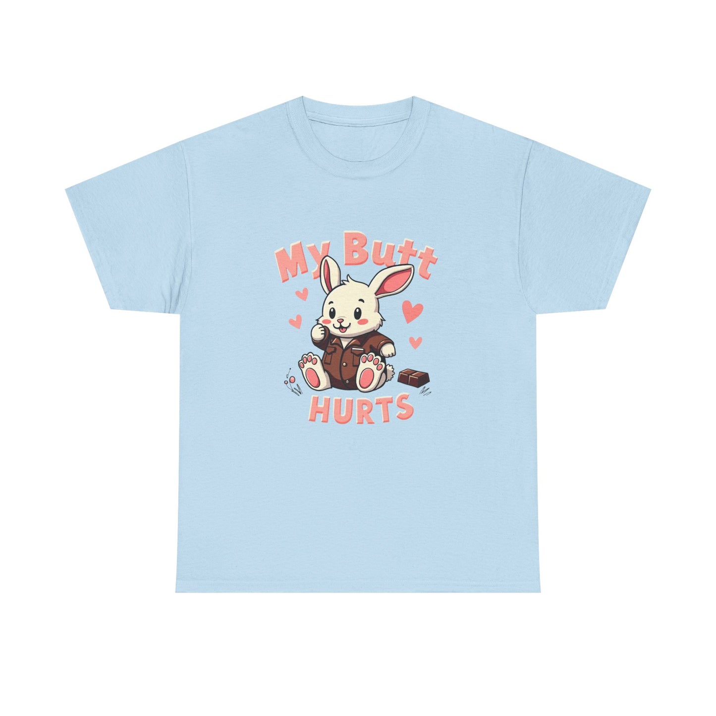 My Butt Hurts Bunny T-Shirt — Cute Kawaii Bunny Graphic Tee