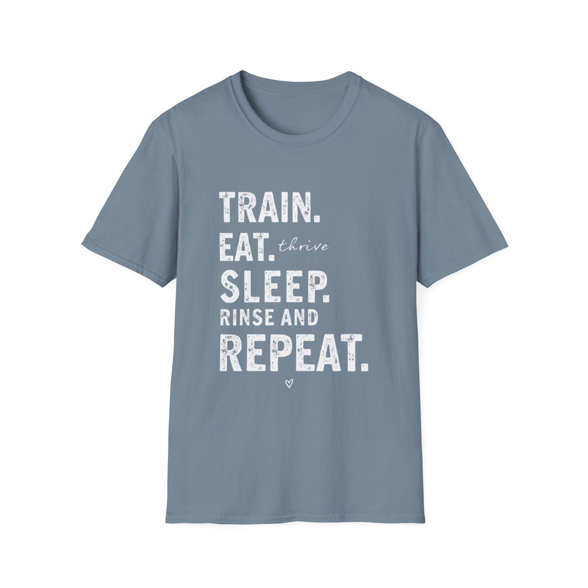 Train Eat Sleep Repeat T-Shirt, Fitness Apparel, Gym Wear, Motivational Shirt, Casual Unisex Tee - Psychonaut Swag