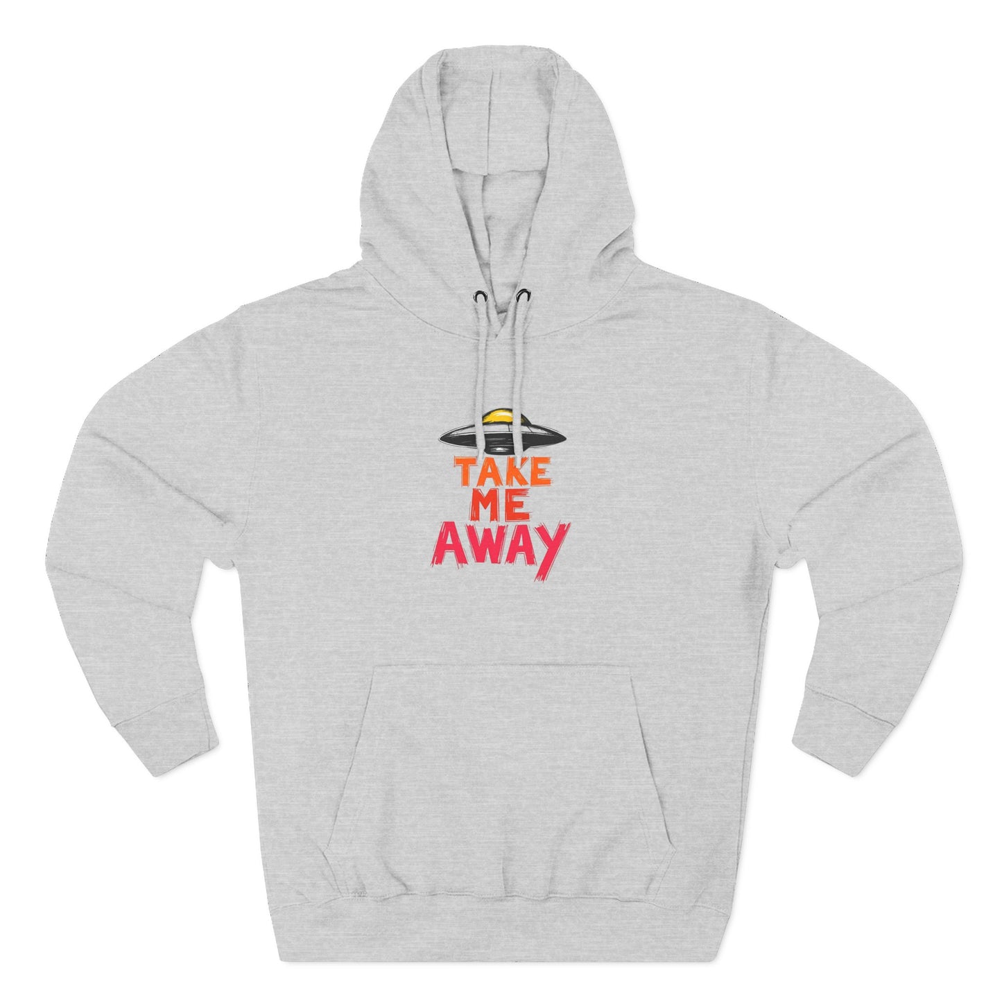Take Me Away Hoodie — UFO Alien Abduction Graphic Pullover