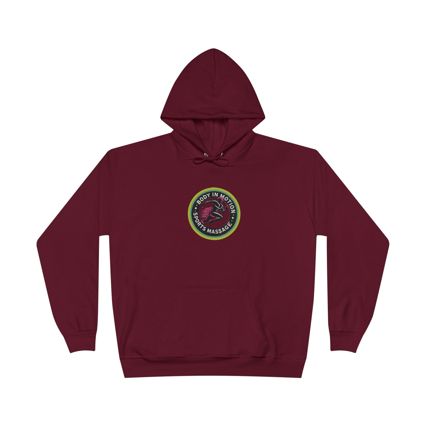 Sports Massage, Logo Hoodie — 'Run Fast' Athletic Pullover