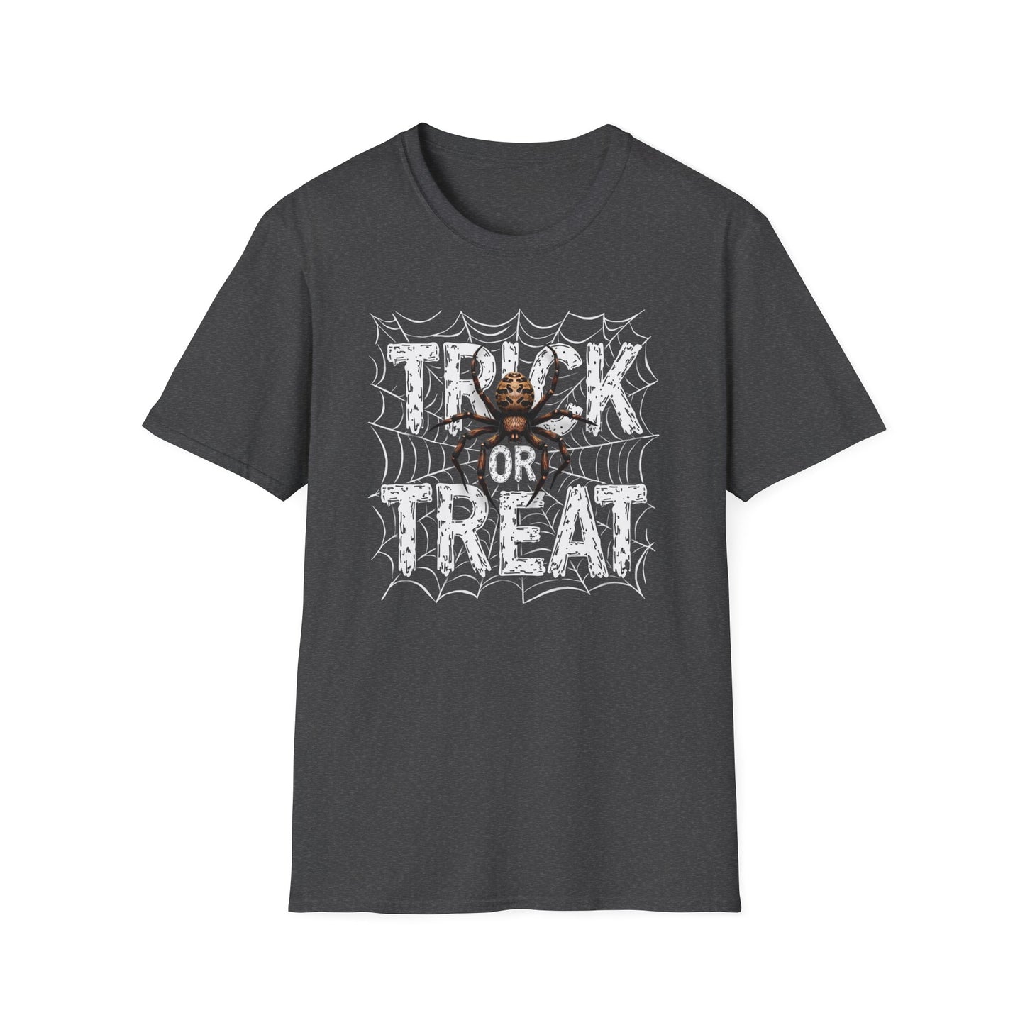 Trick or Treat Spider Tee — Halloween Graphic T-Shirt