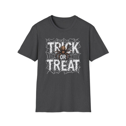 Trick or Treat Spider Tee — Halloween Graphic T-Shirt