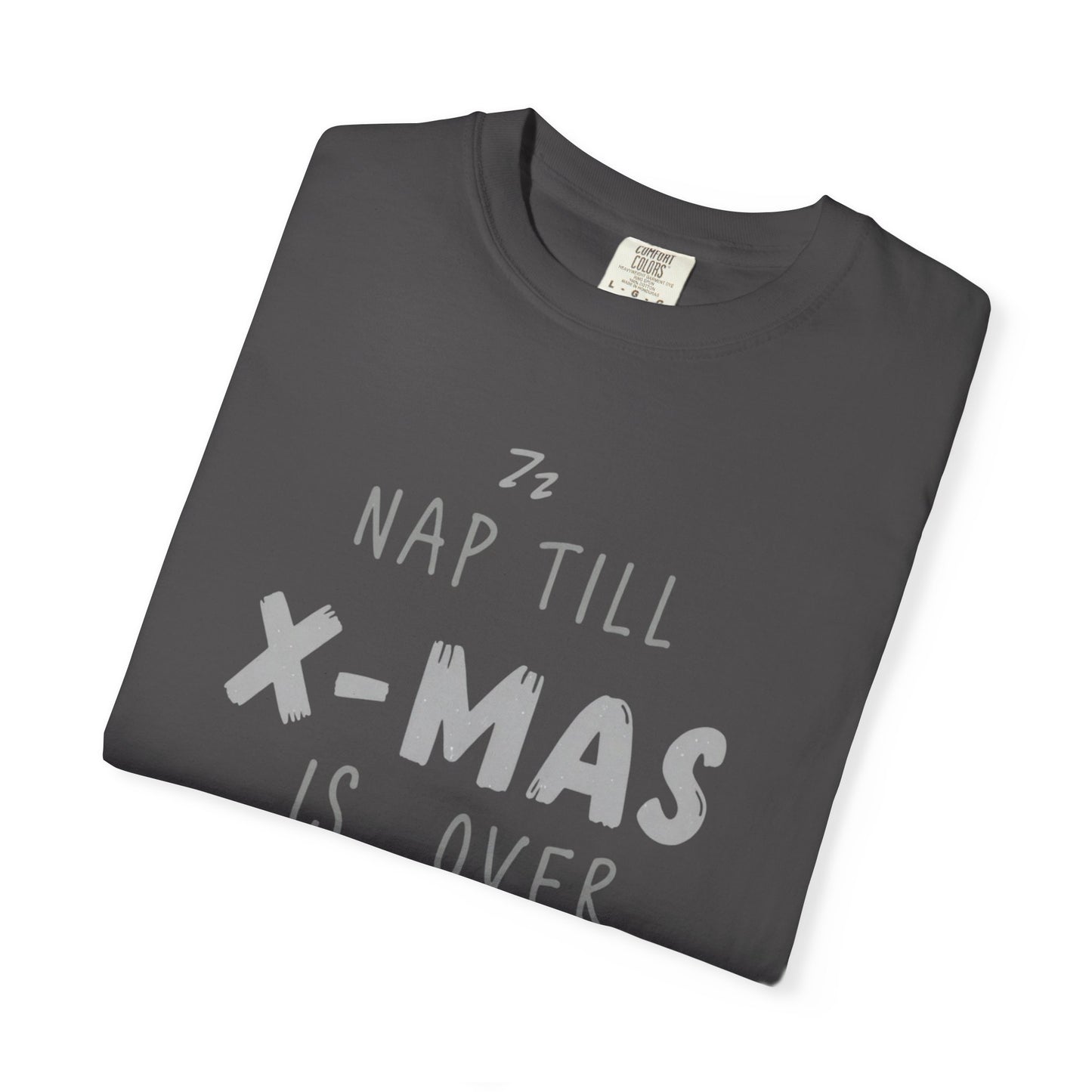 Nap Till X-Mas T-Shirt — Funny Christmas Holiday Tee