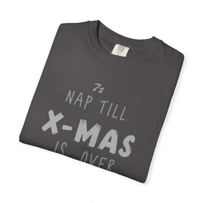 Nap Till X-Mas T-Shirt — Funny Christmas Holiday Tee