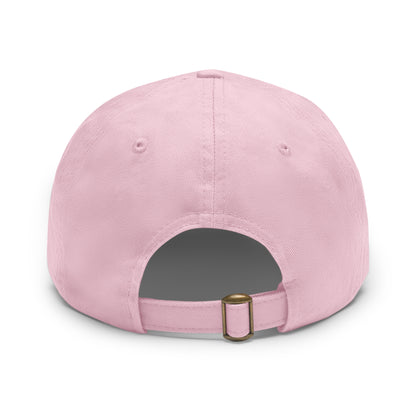 Psychonaut Swag Dad Hat with Leather Patch, Casual Cap for Outdoor Adventures, Fun Gift for Dads, Unique Street Style Hat - Psychonaut Swag
