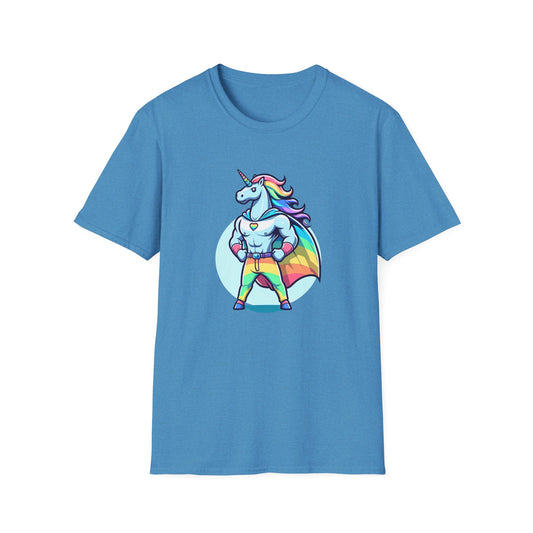 Dad Unicorn Superhero T-Shirt - Psychonaut Swag