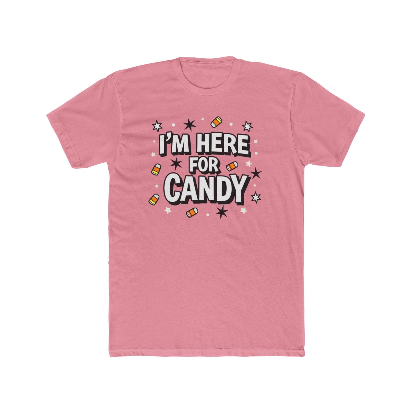 Fun Halloween Tee, I'm Here for Candy Unisex T-Shirt, Seasonal Fashion, Gift for Candy Lovers, Halloween Costume, Trick or Treat Shirt - Psychonaut Swag