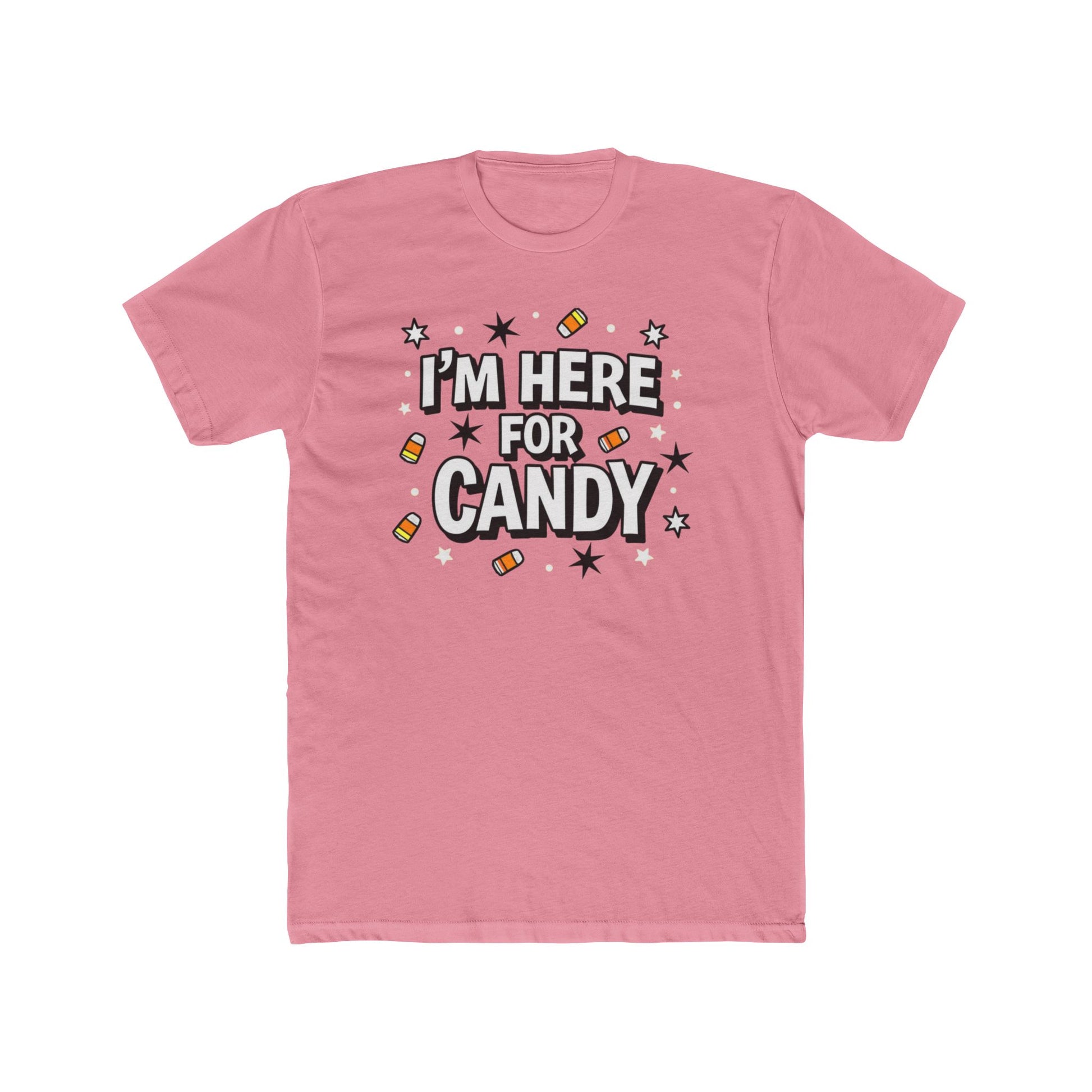 Fun Halloween Tee, I'm Here for Candy Unisex T-Shirt, Seasonal Fashion, Gift for Candy Lovers, Halloween Costume, Trick or Treat Shirt - Psychonaut Swag
