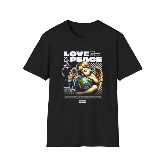 Love and Peace, Unisex Softstyle T-Shirt