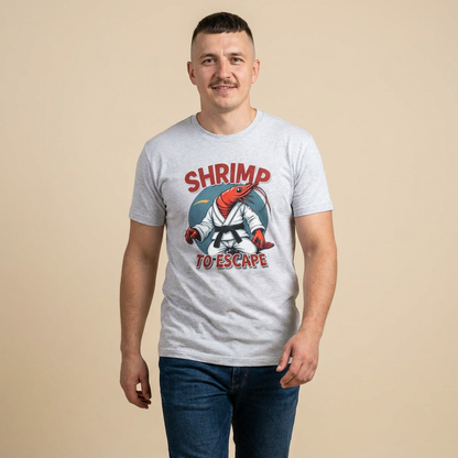 Shrimp to Escape Martial Arts T-Shirt