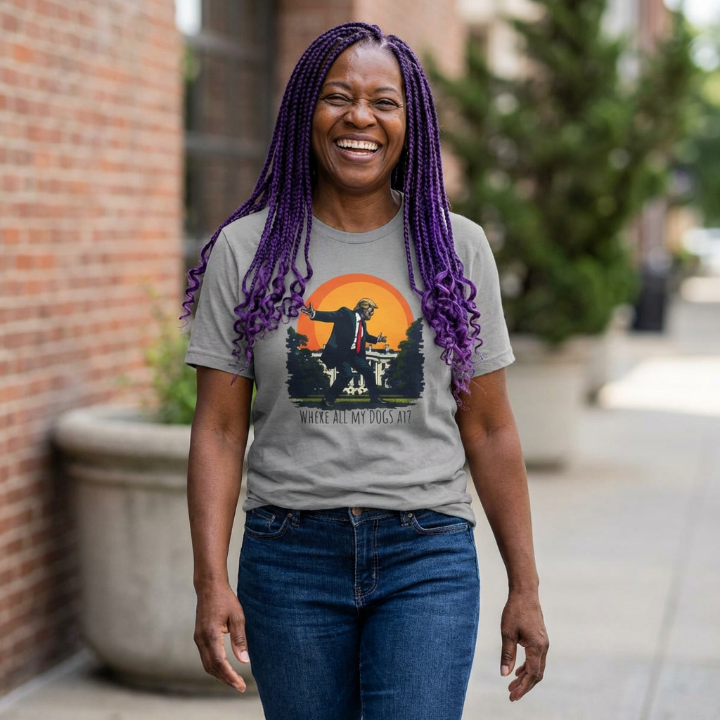 POTUS Dog Search Tee