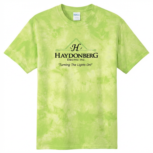 Haydonberg Turning The Lights On, Unisex Crystal Tie-Dye Tee