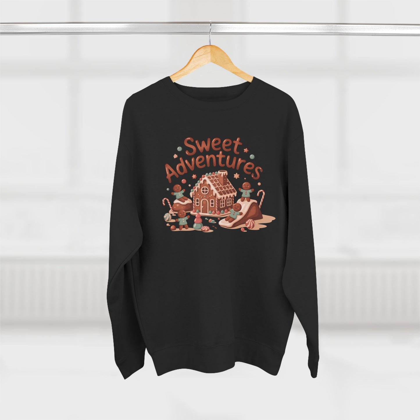Sweet Adventures Sweatshirt — Gingerbread House Holiday Crewneck