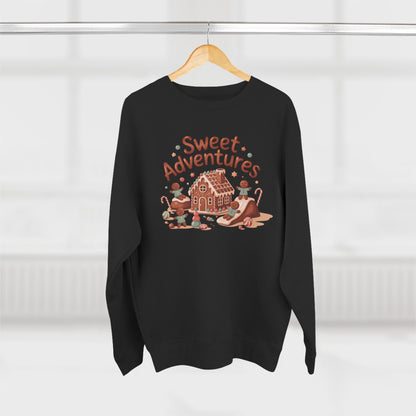 Sweet Adventures Sweatshirt — Gingerbread House Holiday Crewneck