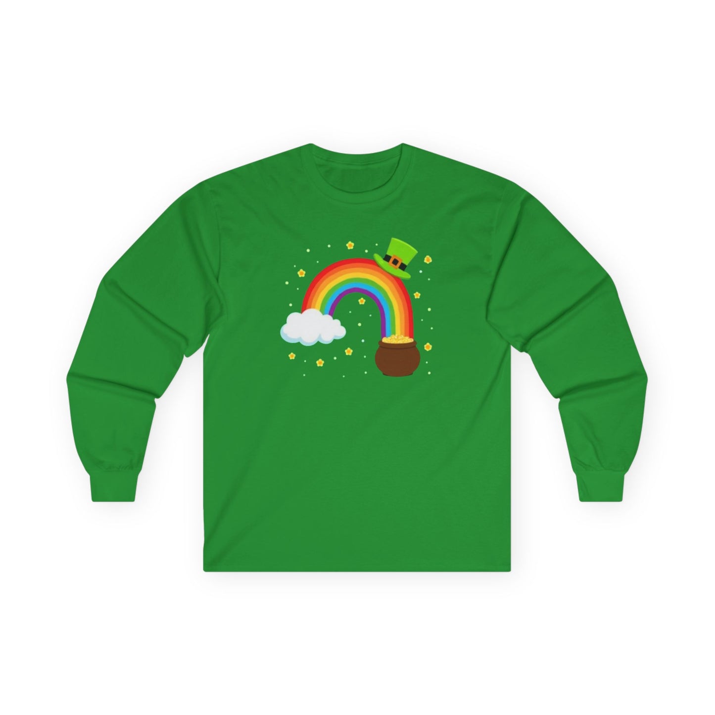 One Lucky Teacher Long Sleeve Tee — St. Patrick’s Day Shamrock Teacher Shirt